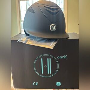 OneK Defender Black Helmet Large Oval NWT